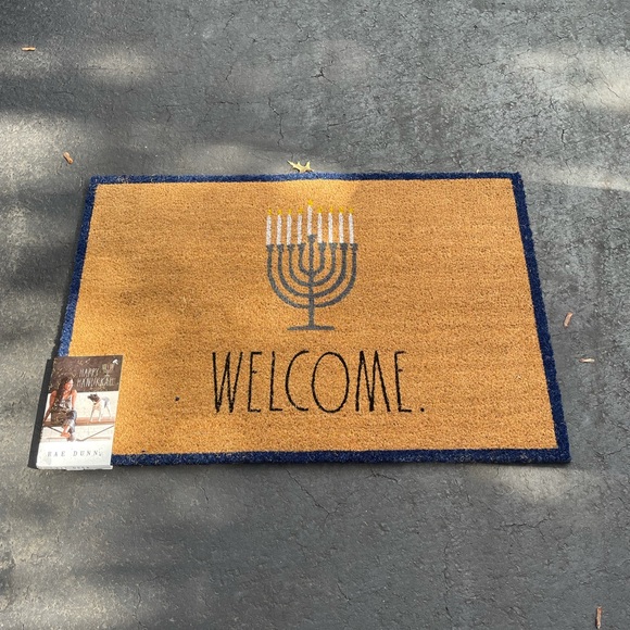 Rae Dunn Other - Rae dunn 24x36 welcome Hanukkah door mat